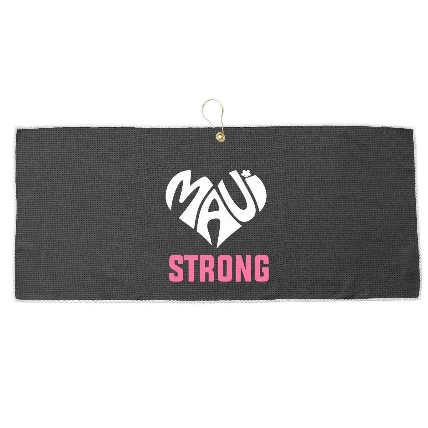 Hawaii Fires Pray For Maui Hawaii Strong Gift Large Microfiber Waffle Golf Towel