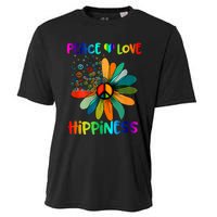 Hippie Flower Peace Soul Love Happy Cooling Performance Crew T-Shirt