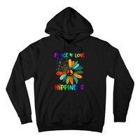 Hippie Flower Peace Soul Love Happy Hoodie