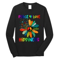 Hippie Flower Peace Soul Love Happy Long Sleeve Shirt