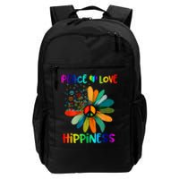 Hippie Flower Peace Soul Love Happy Daily Commute Backpack