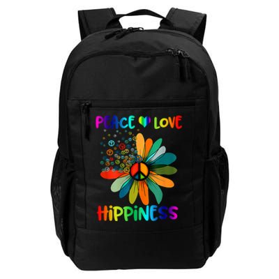 Hippie Flower Peace Soul Love Happy Daily Commute Backpack