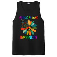 Hippie Flower Peace Soul Love Happy PosiCharge Competitor Tank