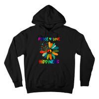 Hippie Flower Peace Soul Love Happy Tall Hoodie