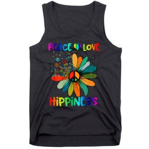 Hippie Flower Peace Soul Love Happy Tank Top