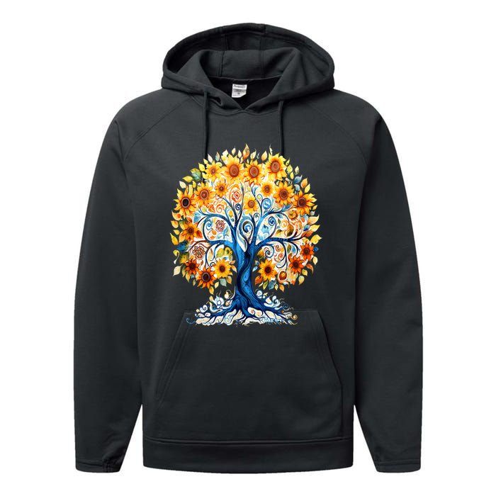 Hippie Flower Peace Soul Love Happy Performance Fleece Hoodie