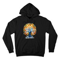 Hippie Flower Peace Soul Love Happy Hoodie