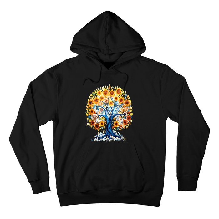 Hippie Flower Peace Soul Love Happy Hoodie