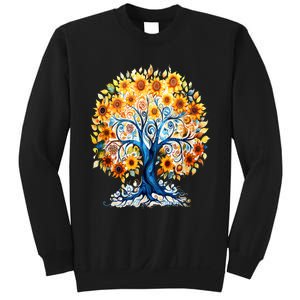 Hippie Flower Peace Soul Love Happy Sweatshirt