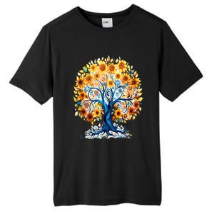 Hippie Flower Peace Soul Love Happy Tall Fusion ChromaSoft Performance T-Shirt