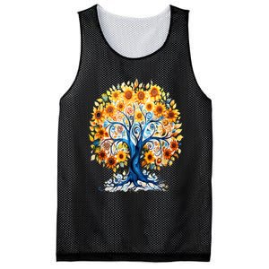 Hippie Flower Peace Soul Love Happy Mesh Reversible Basketball Jersey Tank