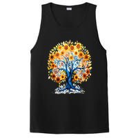 Hippie Flower Peace Soul Love Happy PosiCharge Competitor Tank