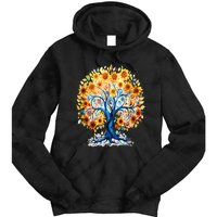 Hippie Flower Peace Soul Love Happy Tie Dye Hoodie