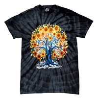 Hippie Flower Peace Soul Love Happy Tie-Dye T-Shirt