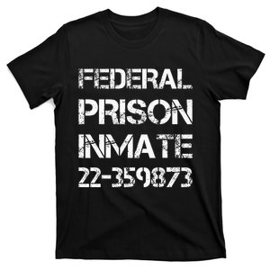 Halloween Federal Prison Jail Inmate Prisoner Costume T-Shirt