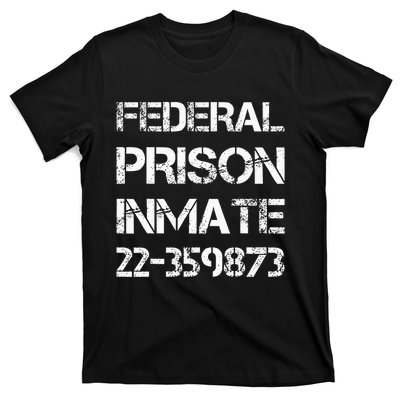 Halloween Federal Prison Jail Inmate Prisoner Costume T-Shirt