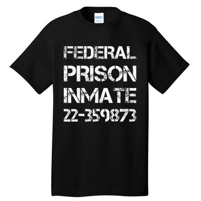 Halloween Federal Prison Jail Inmate Prisoner Costume Tall T-Shirt