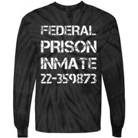 Halloween Federal Prison Jail Inmate Prisoner Costume Tie-Dye Long Sleeve Shirt