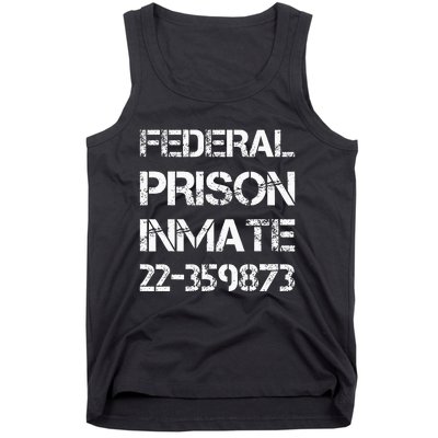 Halloween Federal Prison Jail Inmate Prisoner Costume Tank Top