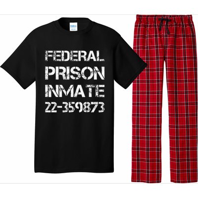 Halloween Federal Prison Jail Inmate Prisoner Costume Pajama Set