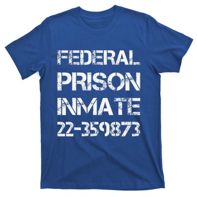 Halloween Federal Prison Jail Inmate Prisoner Costume T-Shirt