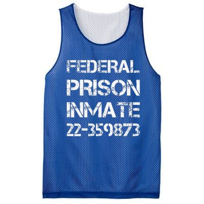 Halloween Federal Prison Jail Inmate Prisoner Costume Mesh Reversible Basketball Jersey Tank