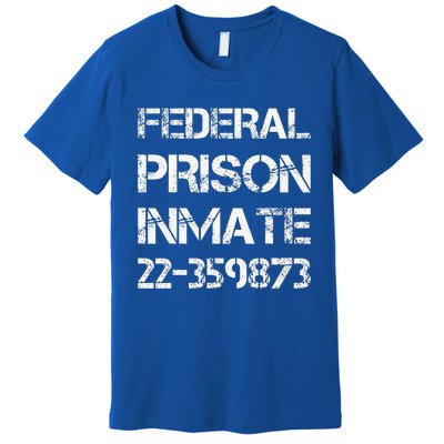 Halloween Federal Prison Jail Inmate Prisoner Costume Premium T-Shirt