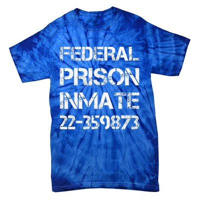 Halloween Federal Prison Jail Inmate Prisoner Costume Tie-Dye T-Shirt