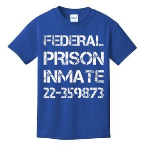 Halloween Federal Prison Jail Inmate Prisoner Costume Kids T-Shirt