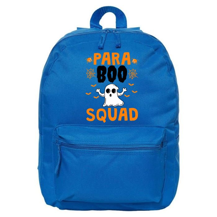 Halloween Funny Para Boo Squad Gift 16 in Basic Backpack