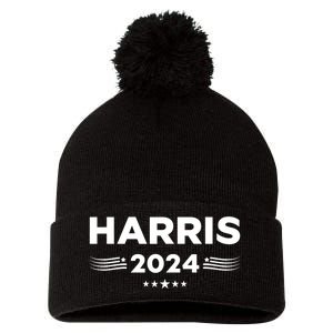 Harris For President 2024 Pom Pom 12in Knit Beanie