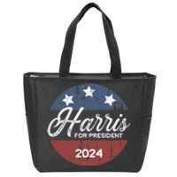 Harris For President Kamala Harris For President Zip Tote Bag