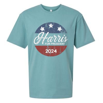 Harris For President Kamala Harris For President Sueded Cloud Jersey T-Shirt