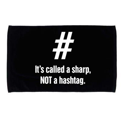 Hashtag Funny Piano Player Piano Teacher Microfiber Hand Towel