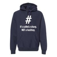 Hashtag Funny Piano Player Piano Teacher Premium Hoodie