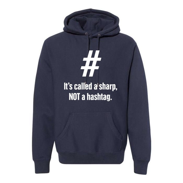 Hashtag Funny Piano Player Piano Teacher Premium Hoodie