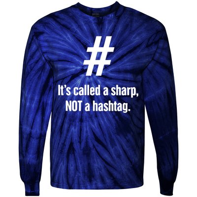 Hashtag Funny Piano Player Piano Teacher Tie-Dye Long Sleeve Shirt