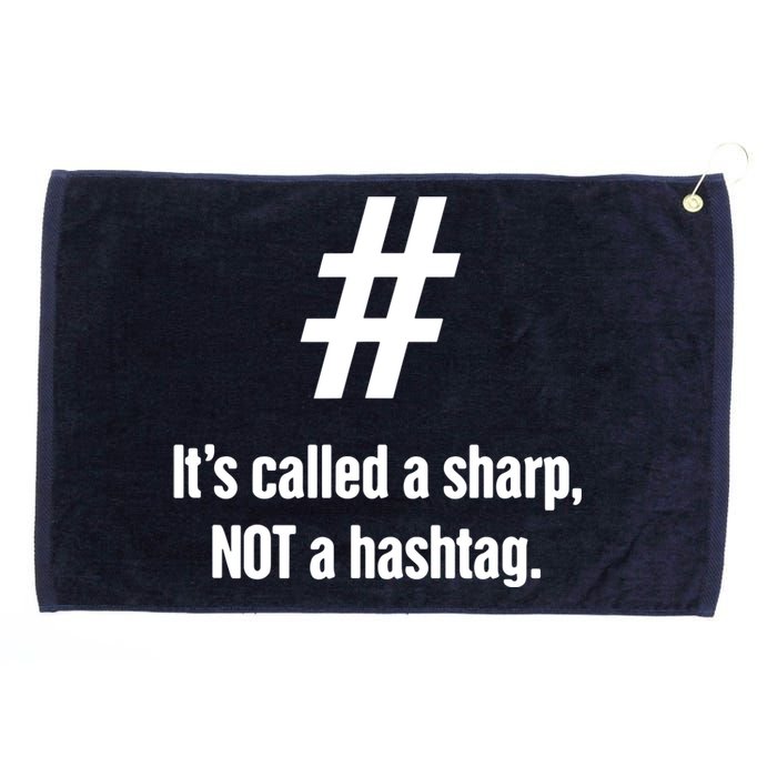 Hashtag Funny Piano Player Piano Teacher Grommeted Golf Towel