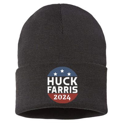 Huck Farris Pro Trump Pro Freedom Kamala Is Not My President Sustainable Knit Beanie