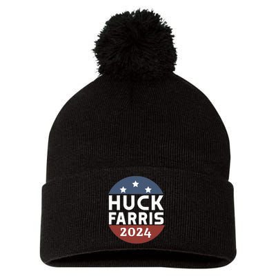 Huck Farris Pro Trump Pro Freedom Kamala Is Not My President Pom Pom 12in Knit Beanie