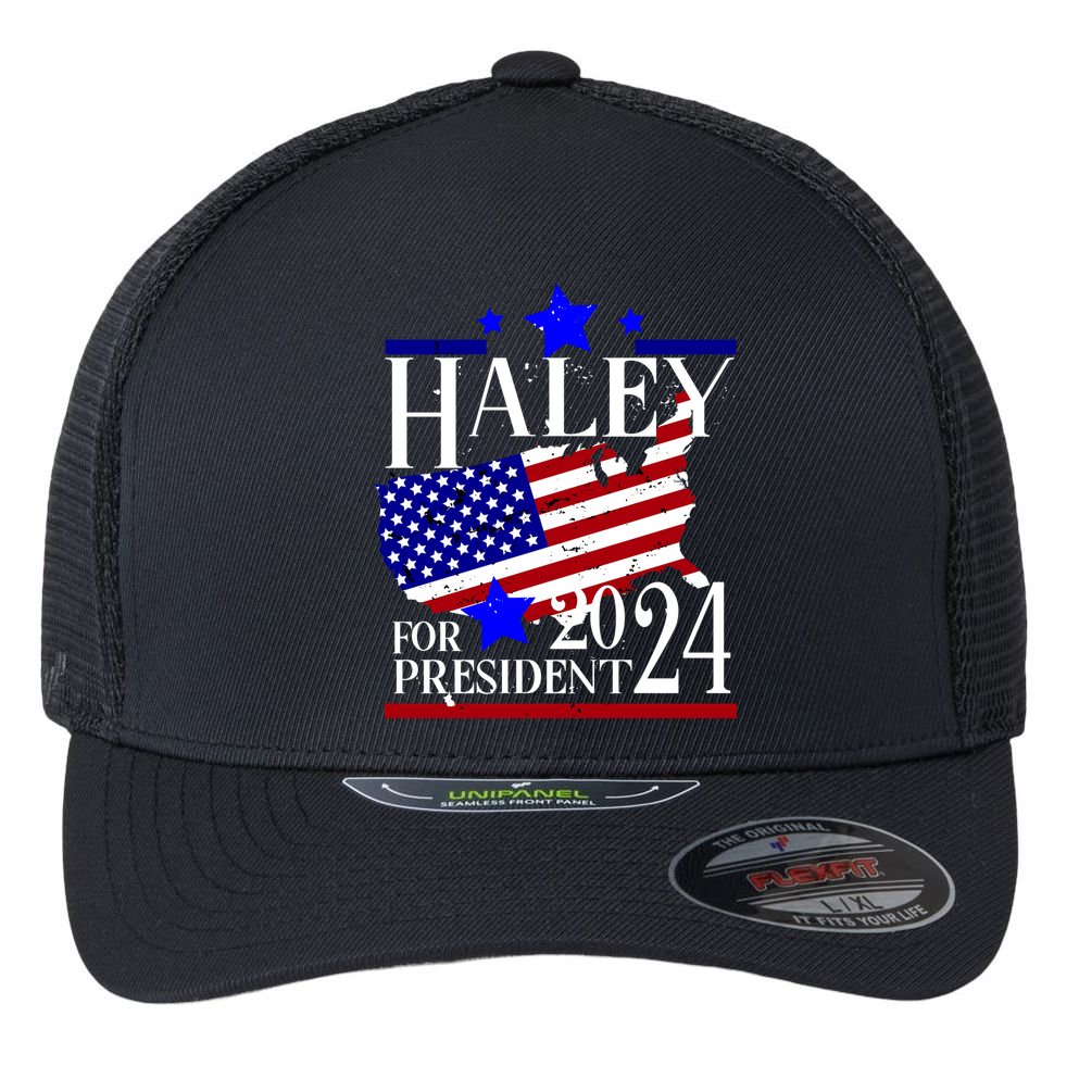 Haley For President 2024 Flexfit Unipanel Trucker Cap