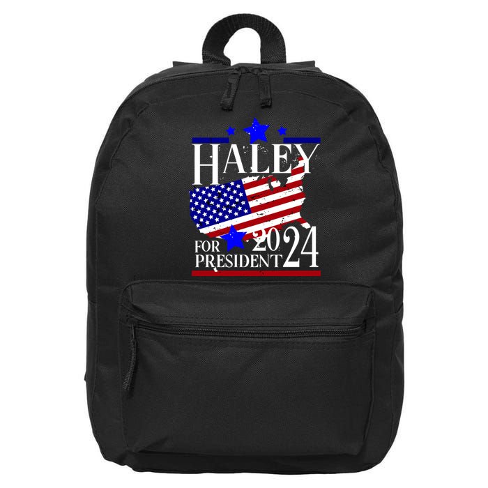 Haley For President 2024 16 in Basic Backpack