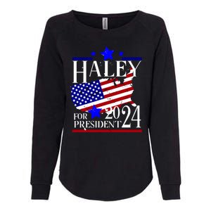 Haley For President 2024 Womens California Wash Sweatshirt