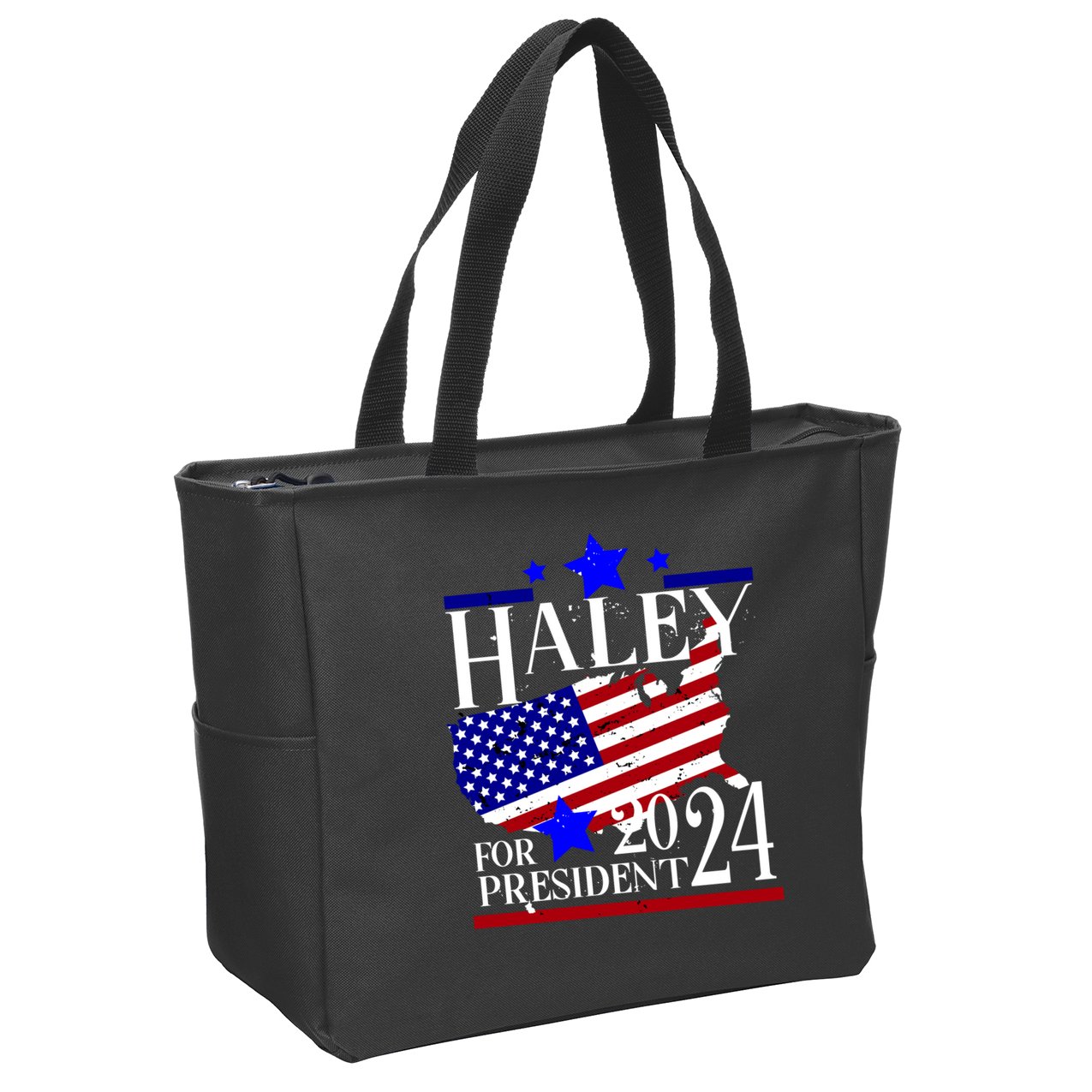 Haley For President 2024 Zip Tote Bag