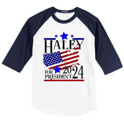 Haley For President 2024 Baseball Sleeve Shirt