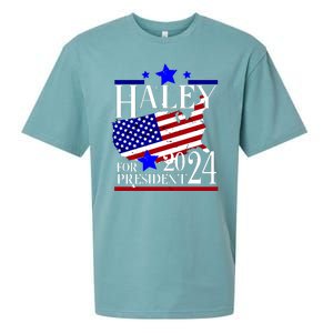 Haley For President 2024 Sueded Cloud Jersey T-Shirt