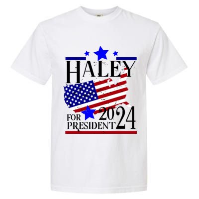 Haley For President 2024 Garment-Dyed Heavyweight T-Shirt