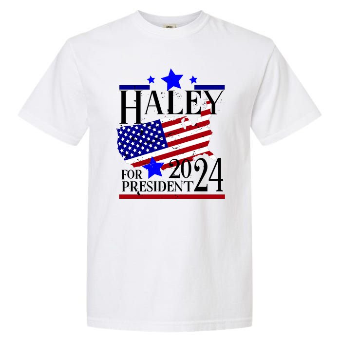 Haley For President 2024 Garment-Dyed Heavyweight T-Shirt