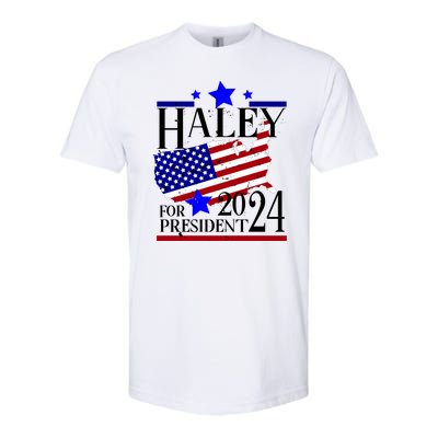 Haley For President 2024 Softstyle CVC T-Shirt