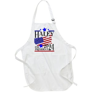 Haley For President 2024 Full-Length Apron With Pockets